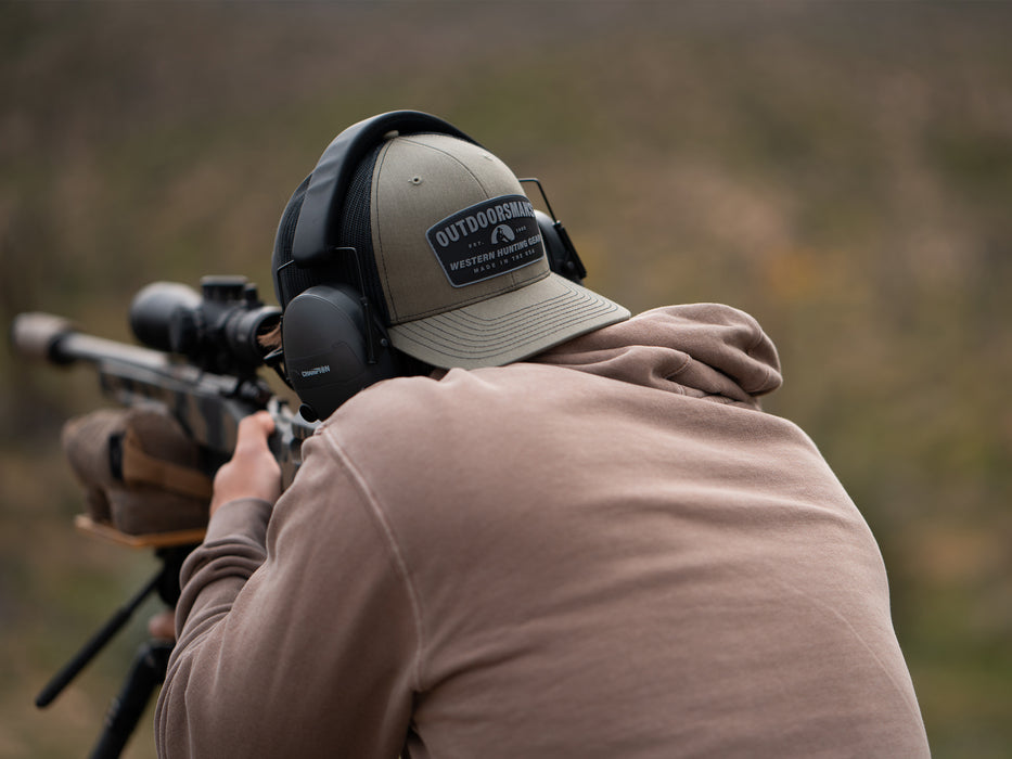 Outdoorsmans Patch Hat – Green/Smoke