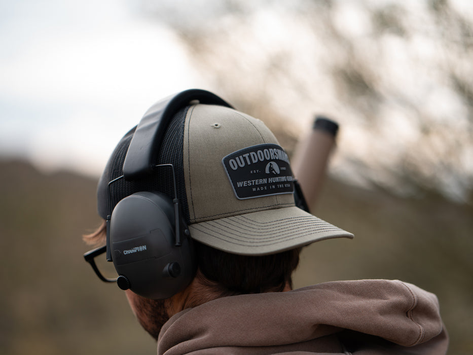 Outdoorsmans Patch Hat – Green/Smoke