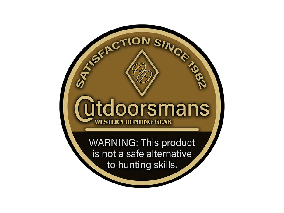 Outdoorsmans Long Cut Sticker