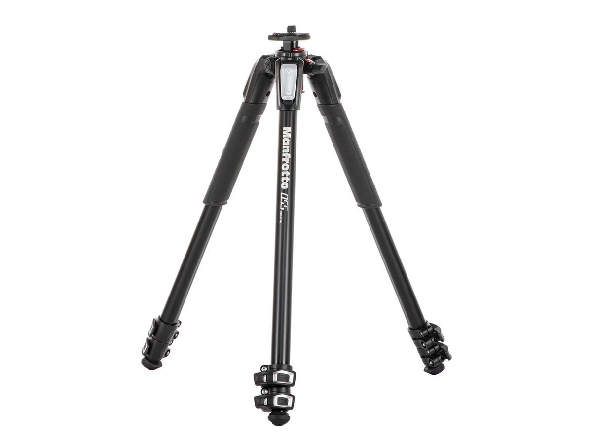 Manfrotto 055 Aluminum 3Section Tripod with Horizontal Column