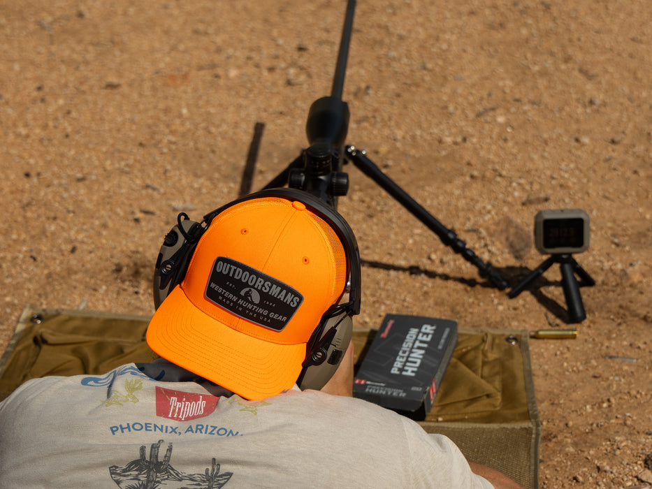 Outdoorsmans Patch Hat - Blaze Orange