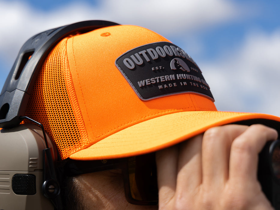 Outdoorsmans Patch Hat - Blaze Orange