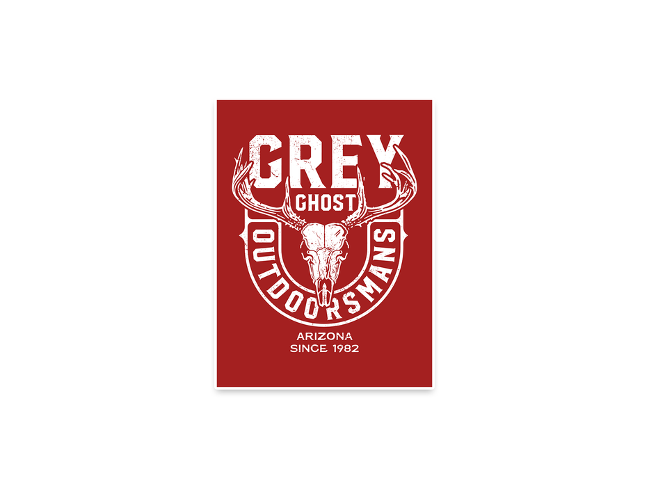 Grey Ghost Sticker