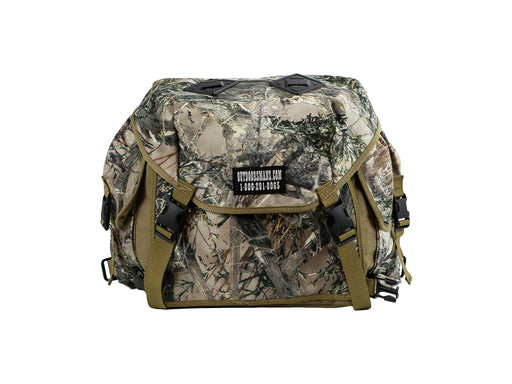 This is the Outdoorsmans Butte 25 Hip Pack pictured in True Timber camouflage. It is an oversized fanny pack with a shoulder harness (not pictured).