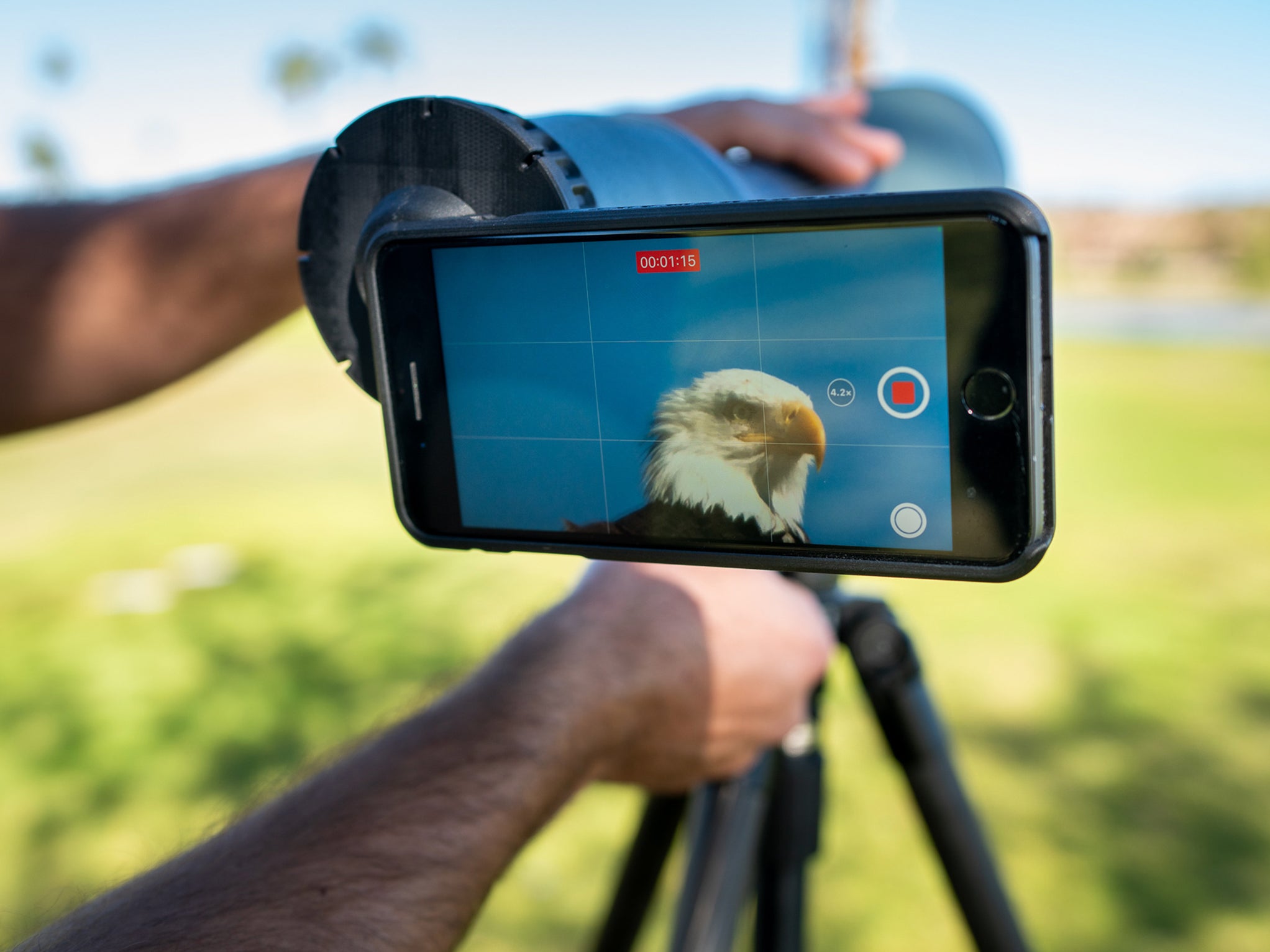 Outdoorsmans iPhone Digiscoping Case